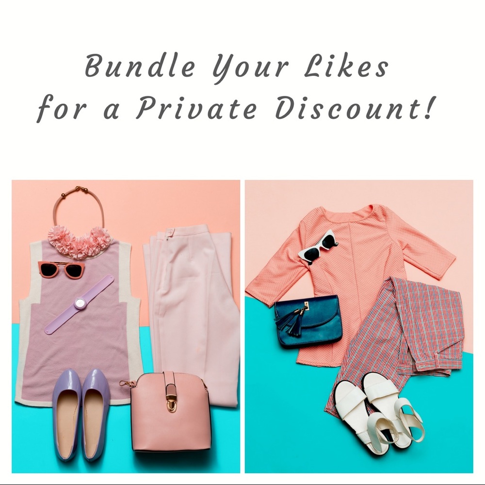 Bundle 2 or more items for a private offer!